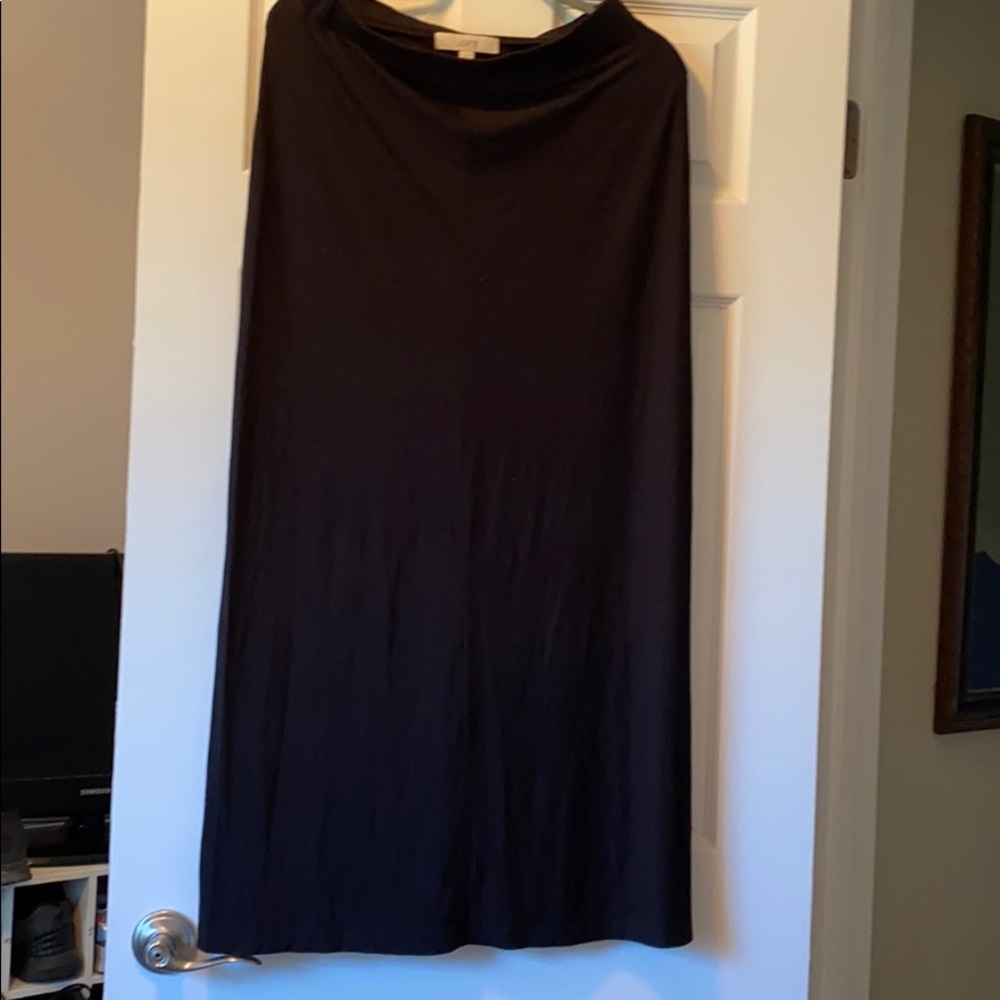 Loft 91% rayon 9% spandex maxi skirt